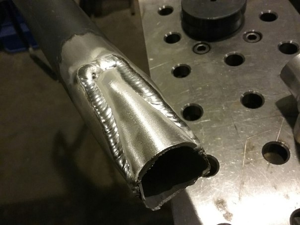 ремонт алюминиевой трубы велосипедной рамы